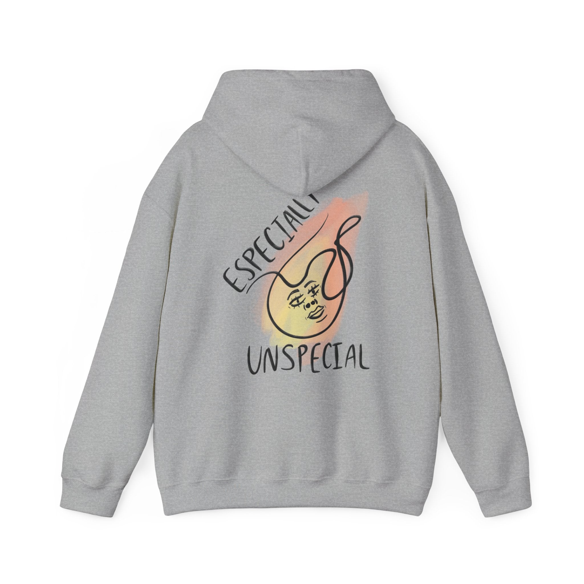 ‘Especially Unspecial’ Hoodie — Minimal Positive Message Pullover