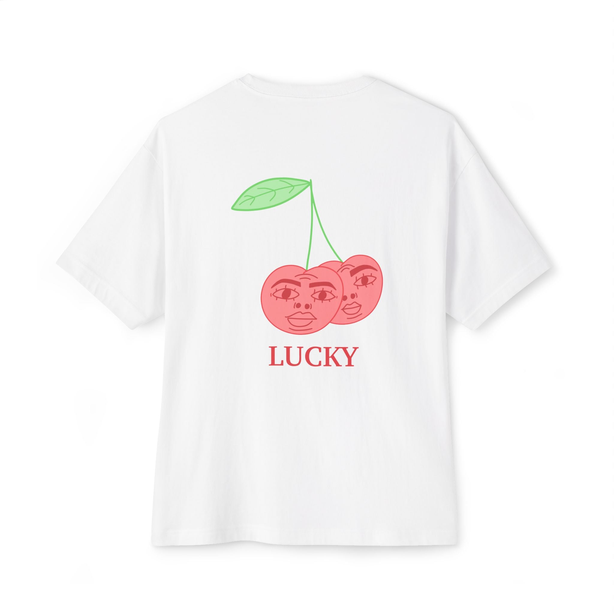 May Ansna Grant You Luck in Life 777 Graphic Oversized Boxy T-Shirt