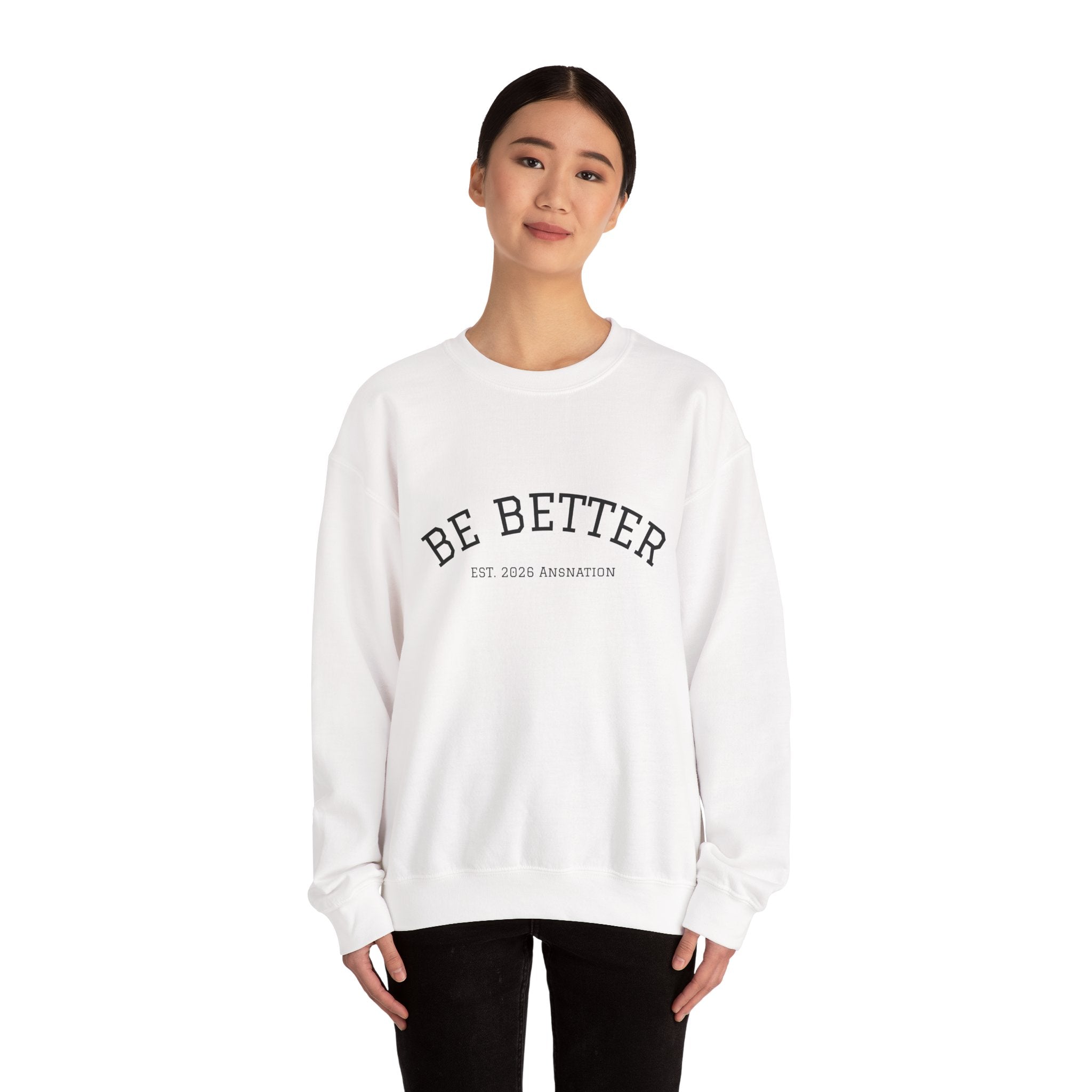 "I've been told worse by better" Crewneck Sweatshirt Motivational Retro Face Graphic
