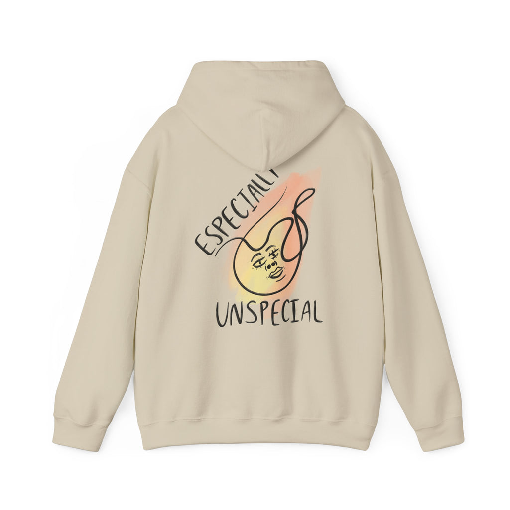 ‘Especially Unspecial’ Hoodie — Minimal Positive Message Pullover
