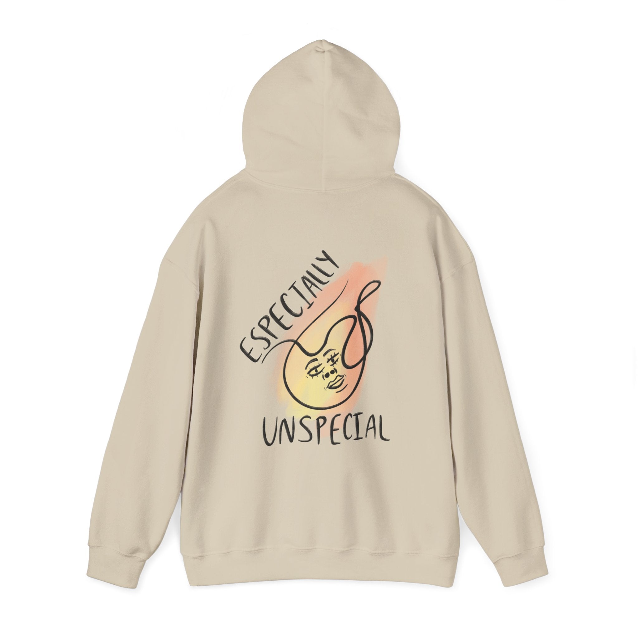 ‘Especially Unspecial’ Hoodie — Minimal Positive Message Pullover