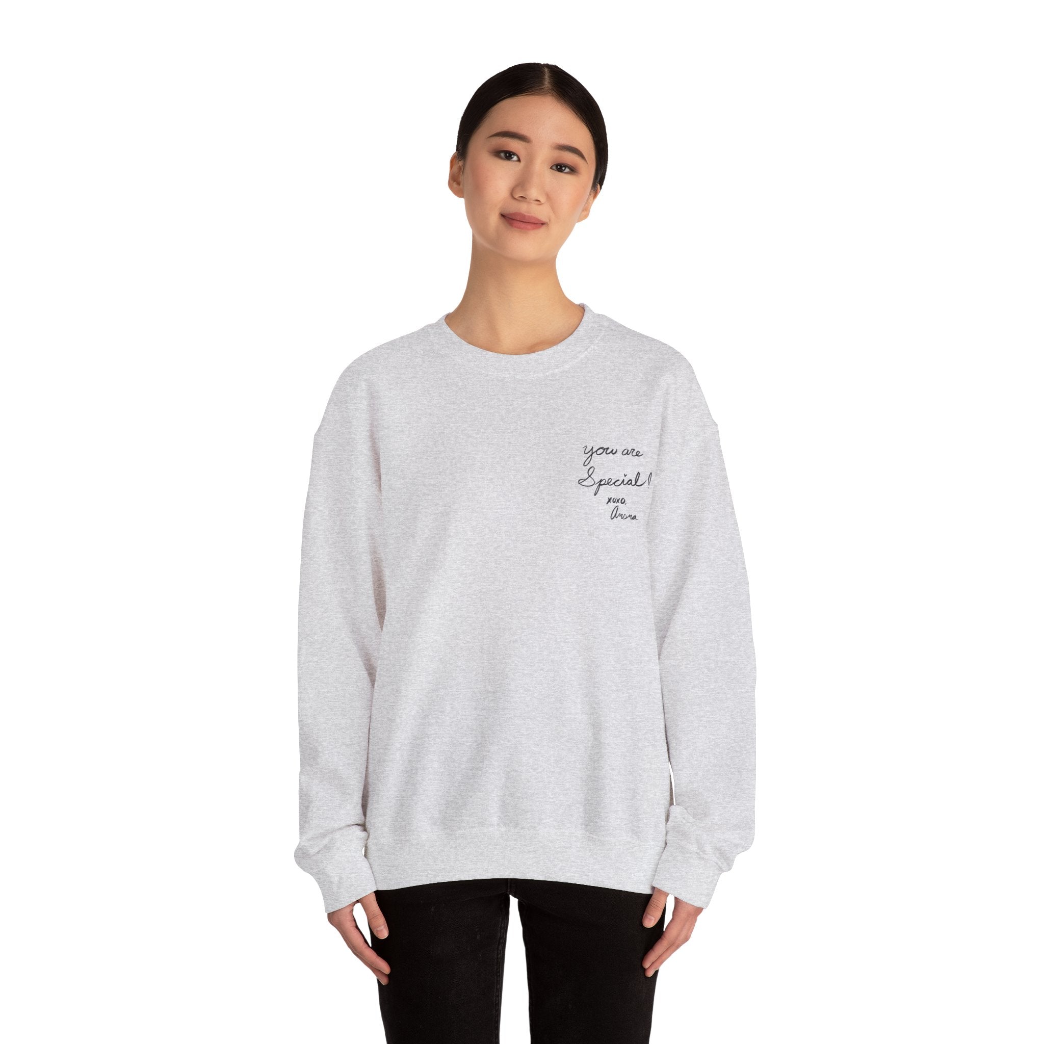 ‘Especially Unspecial’ Crewneck Sweatshirt  Minimal Graphic Pullover