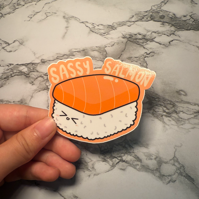 🍣 Cute Sticker Stickers – Aesthetic GLOSSY Vinyl Stickers for Laptops, Water Bottles &amp; Journals&nbsp;