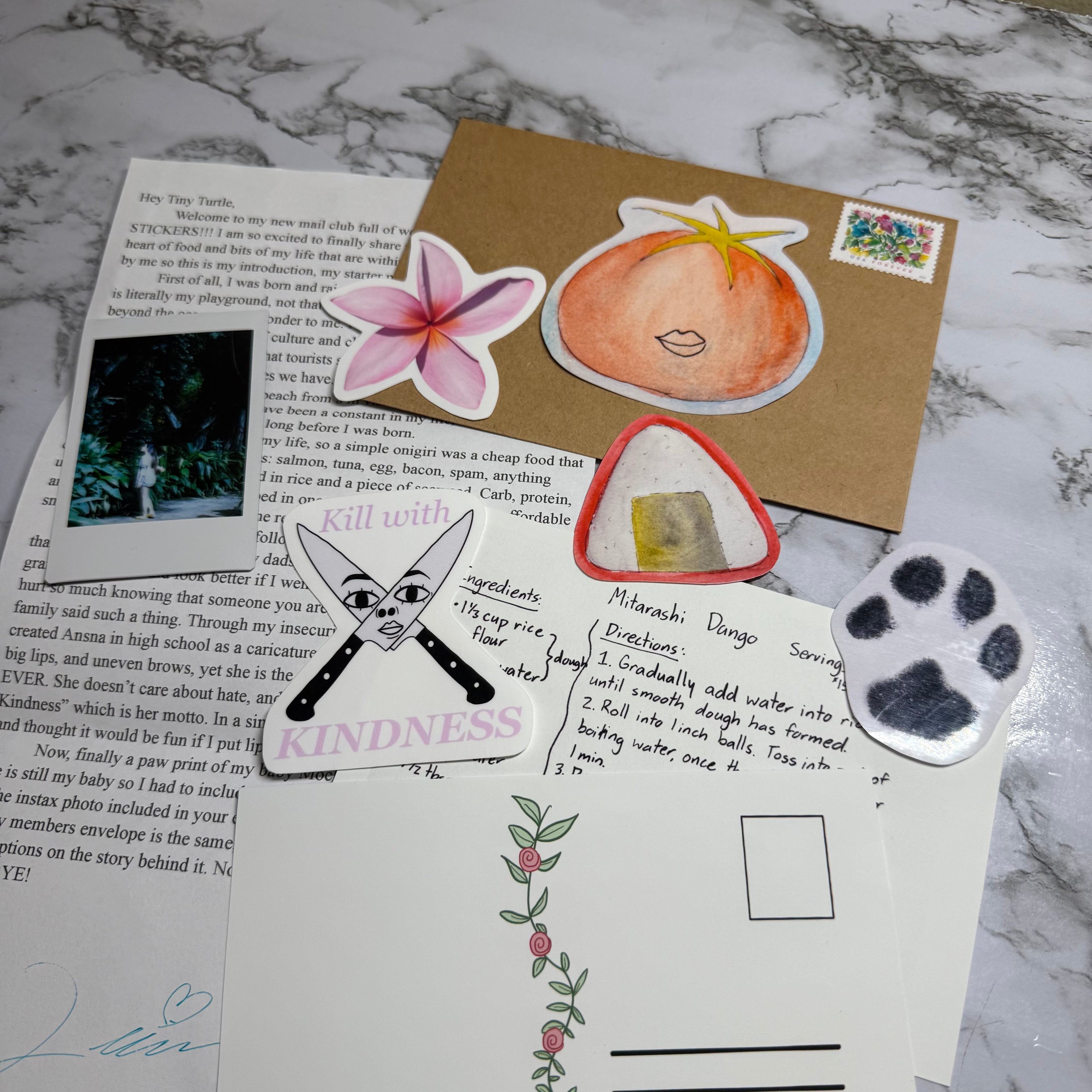QUINNS CORNER CLUB *5 stickers, postcard, recipe club, special item* (monthly)