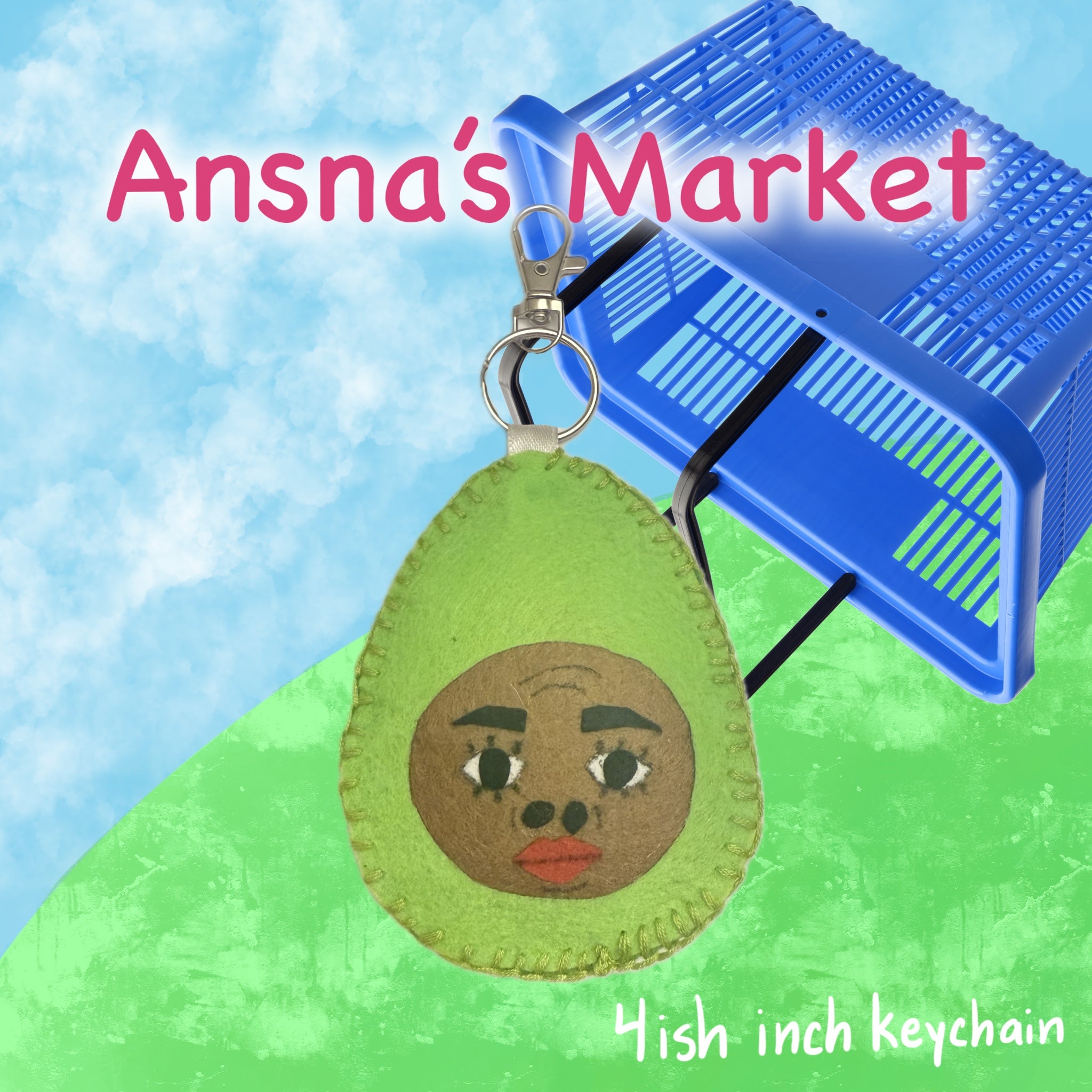 ANSNA'S MARKET MYSTERY KEY CHAINS - Handmade purse pal
