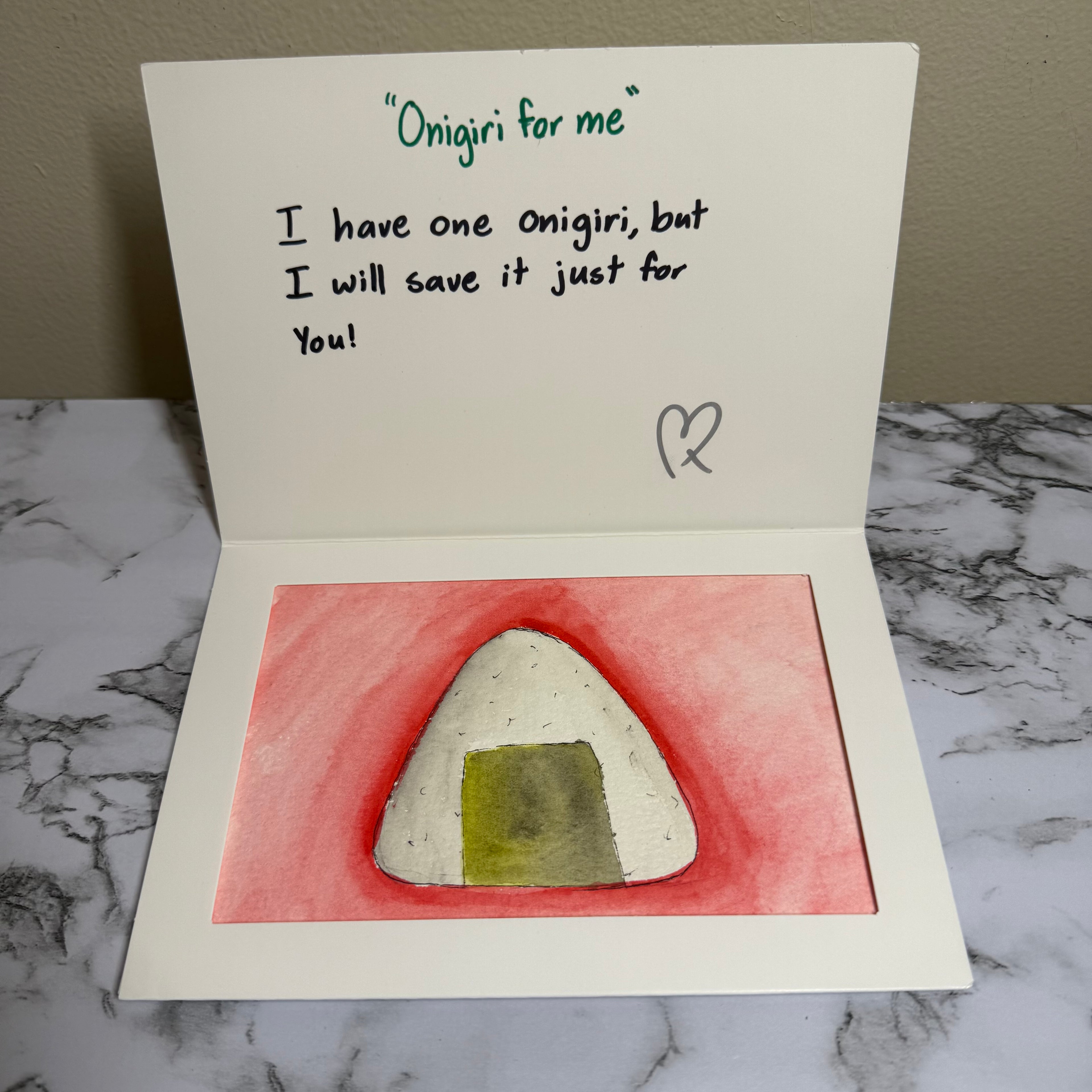 "Onigiri for Me" Original Watercolor Painting