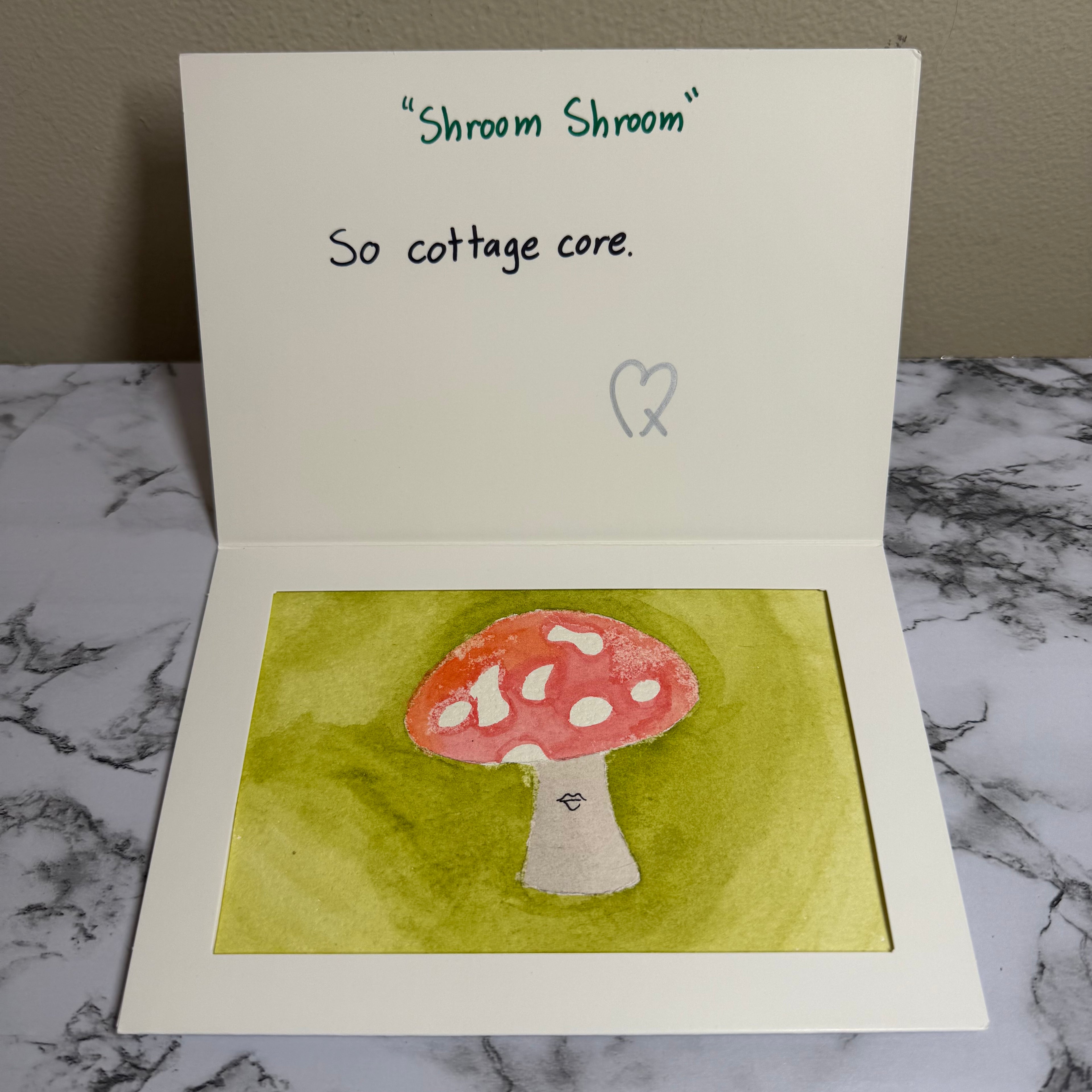 "Shroom Shroom" Original Watercolor Painting