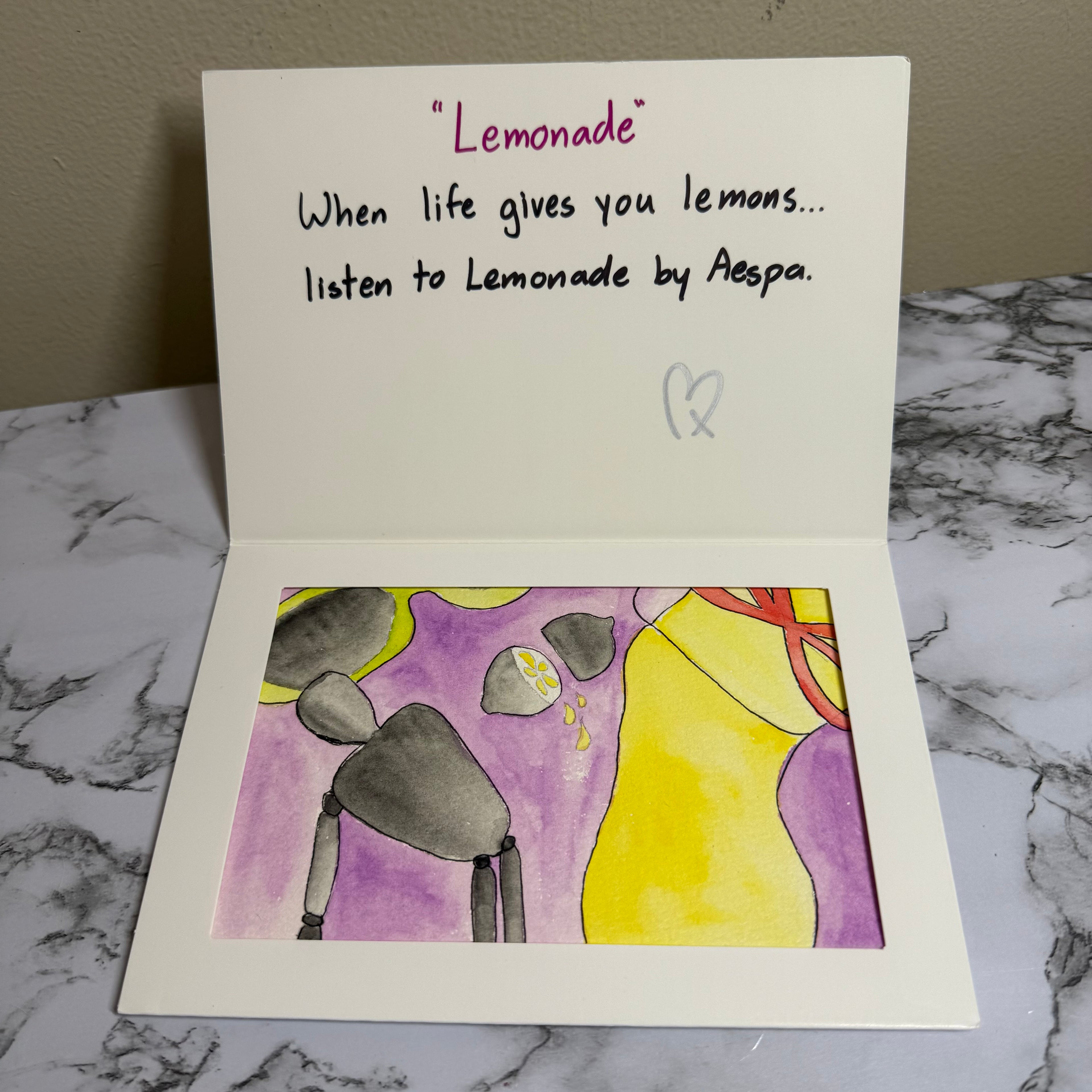 "Lemonade" Original Watercolor Painting