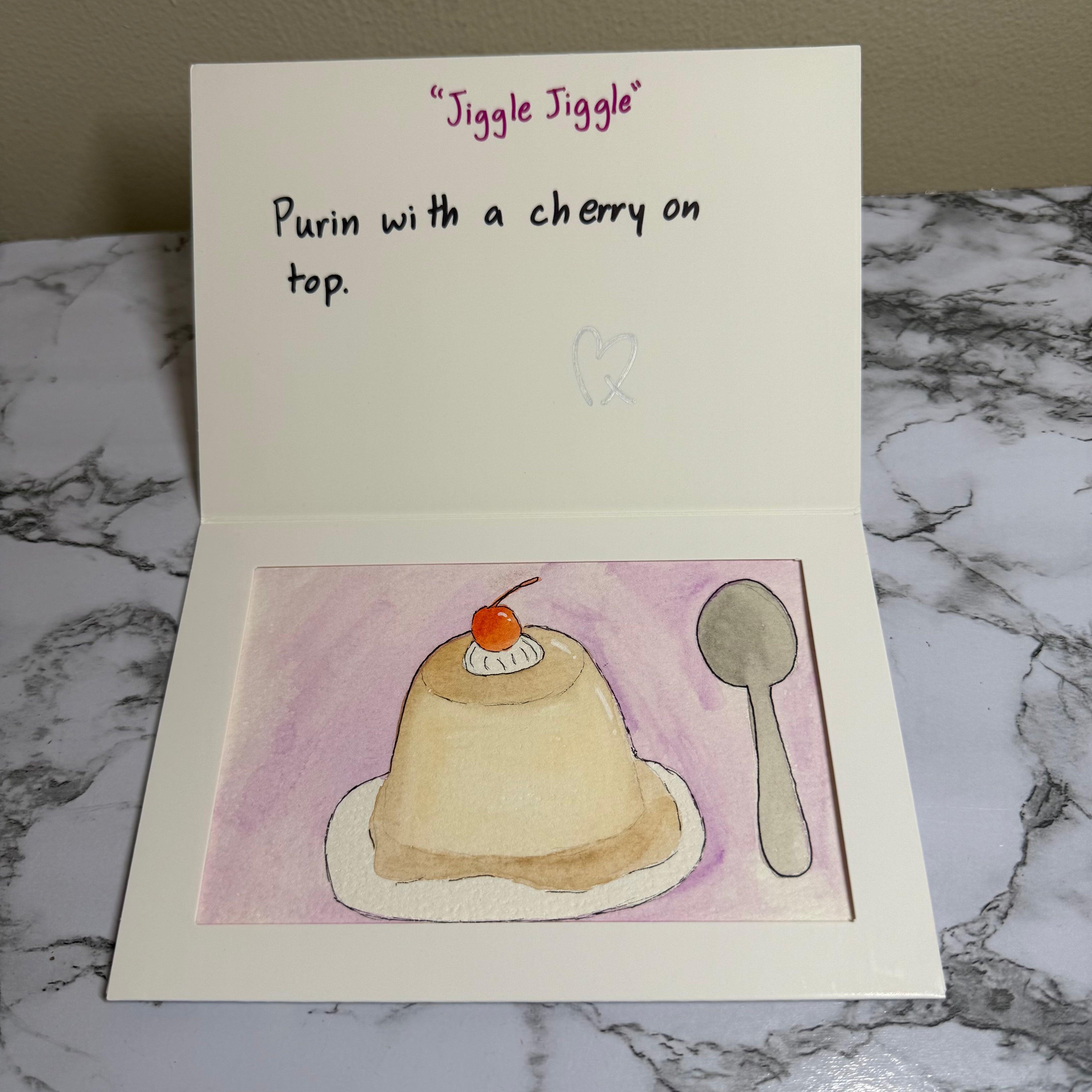 "Jiggle Jiggle" Original Watercolor Painting